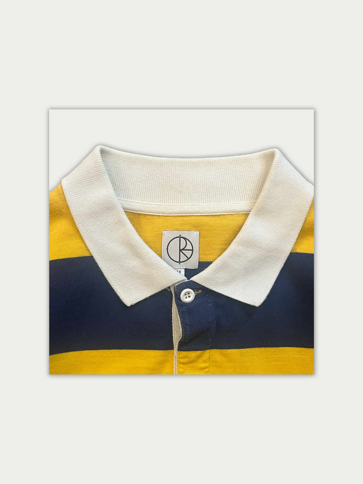 Polar Skate Co. Block Stripe Long Sleeve Polo Shirt
