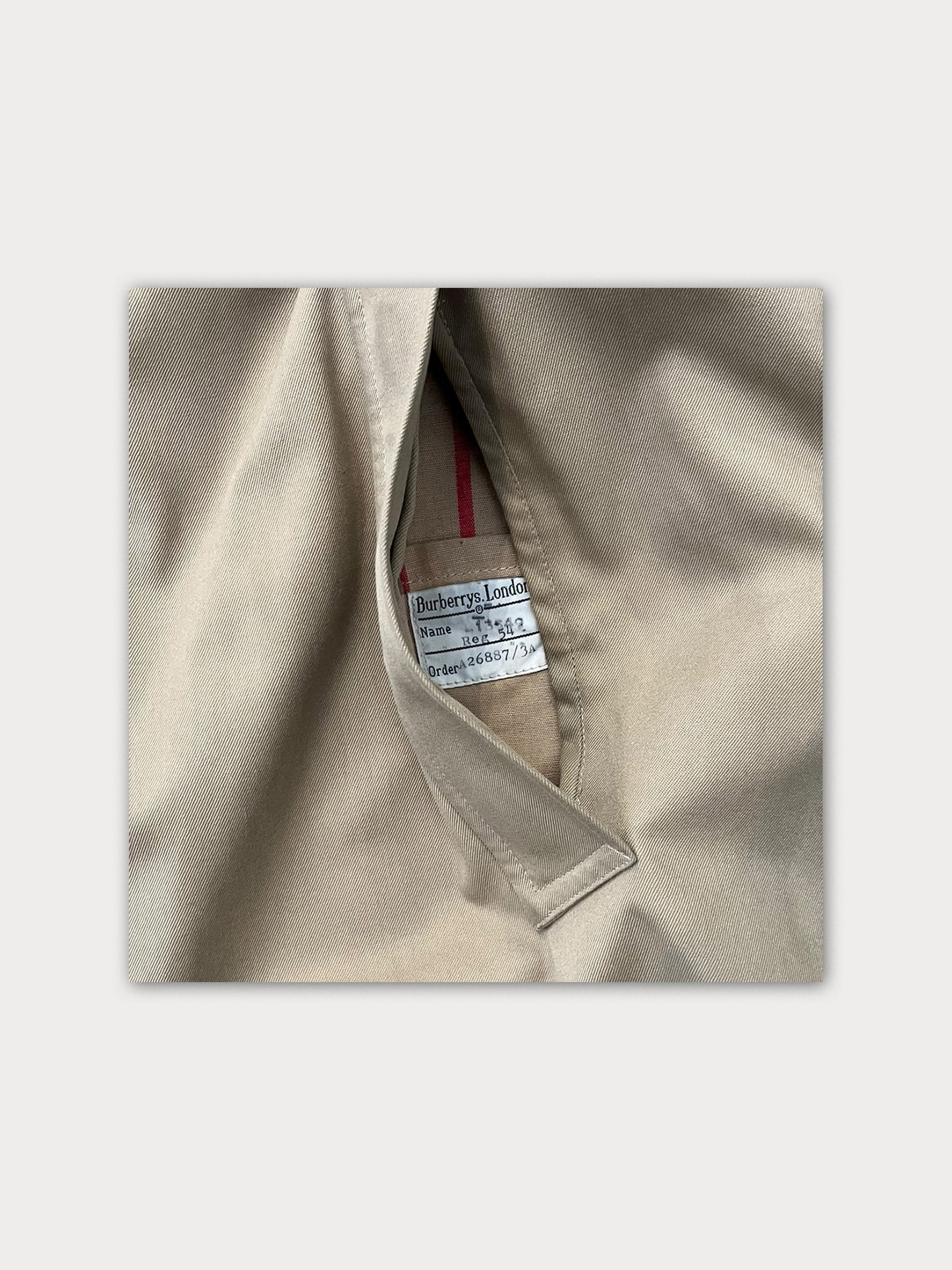 Burberry Coat (Some Stains)