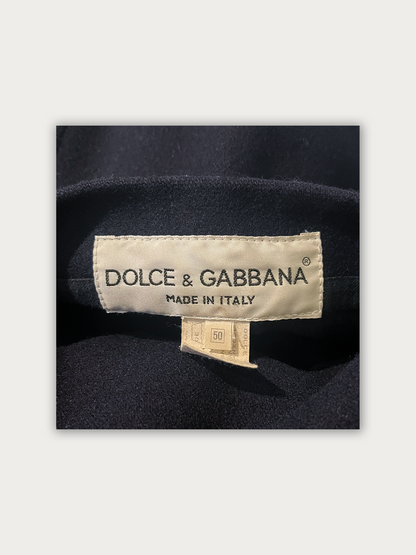 Vintage Dolce & Gabbana Reversible Wool Coat