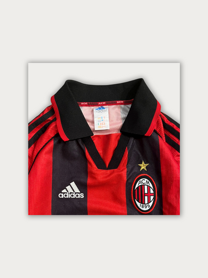1998/2000 AC Milan #14 Weah (Small hole)