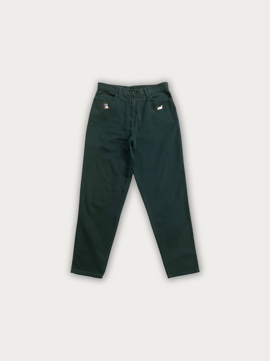 Vtg Embroidered Pants