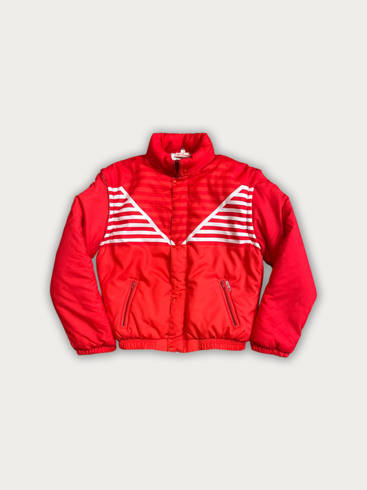 90s Rare Vintage Alfa Romeo Thick Warm Puffer Vest/Jacket