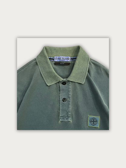 Stone Island Acid Wash Polo Tee