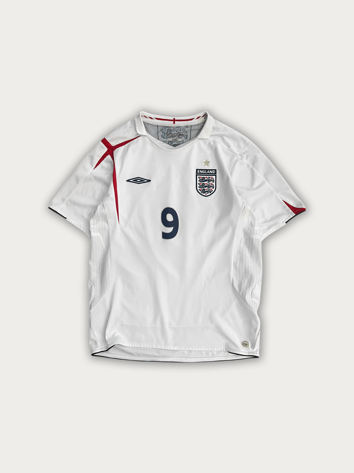 2007-09 England Home Shirt Rooney #9