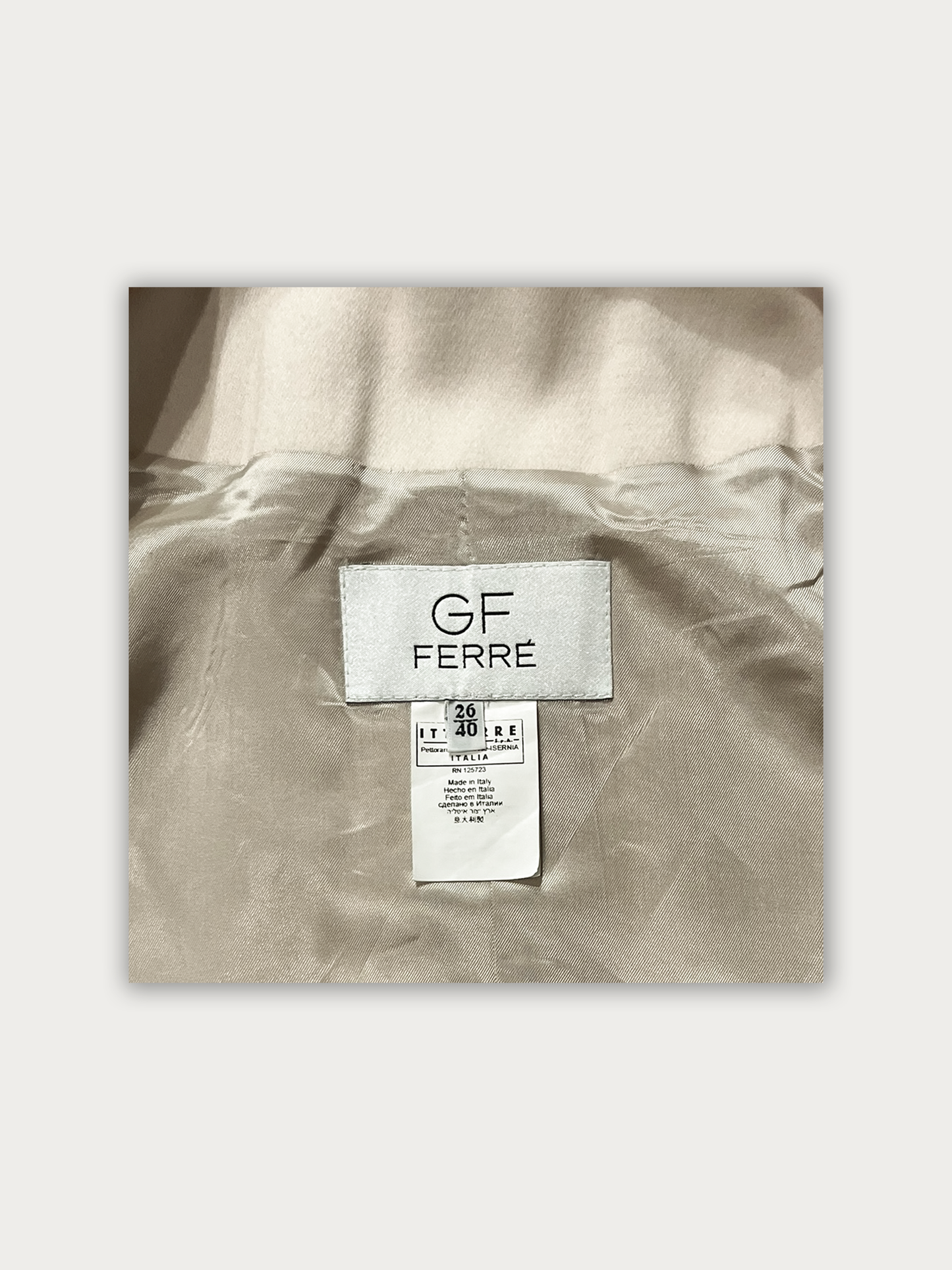 Gianfranco Ferré Wool Blouse/Blazer