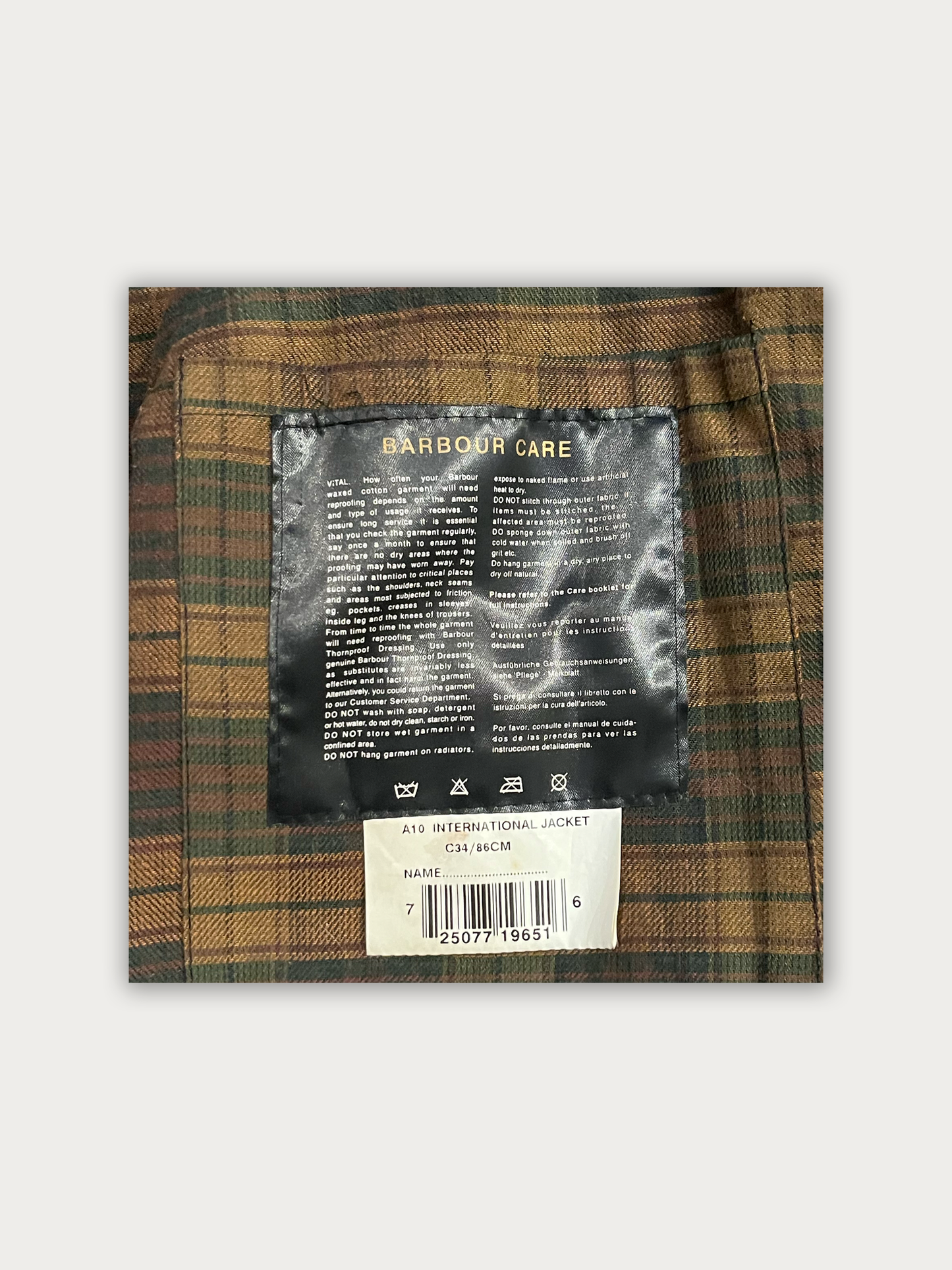 90s Barbour Wax International
