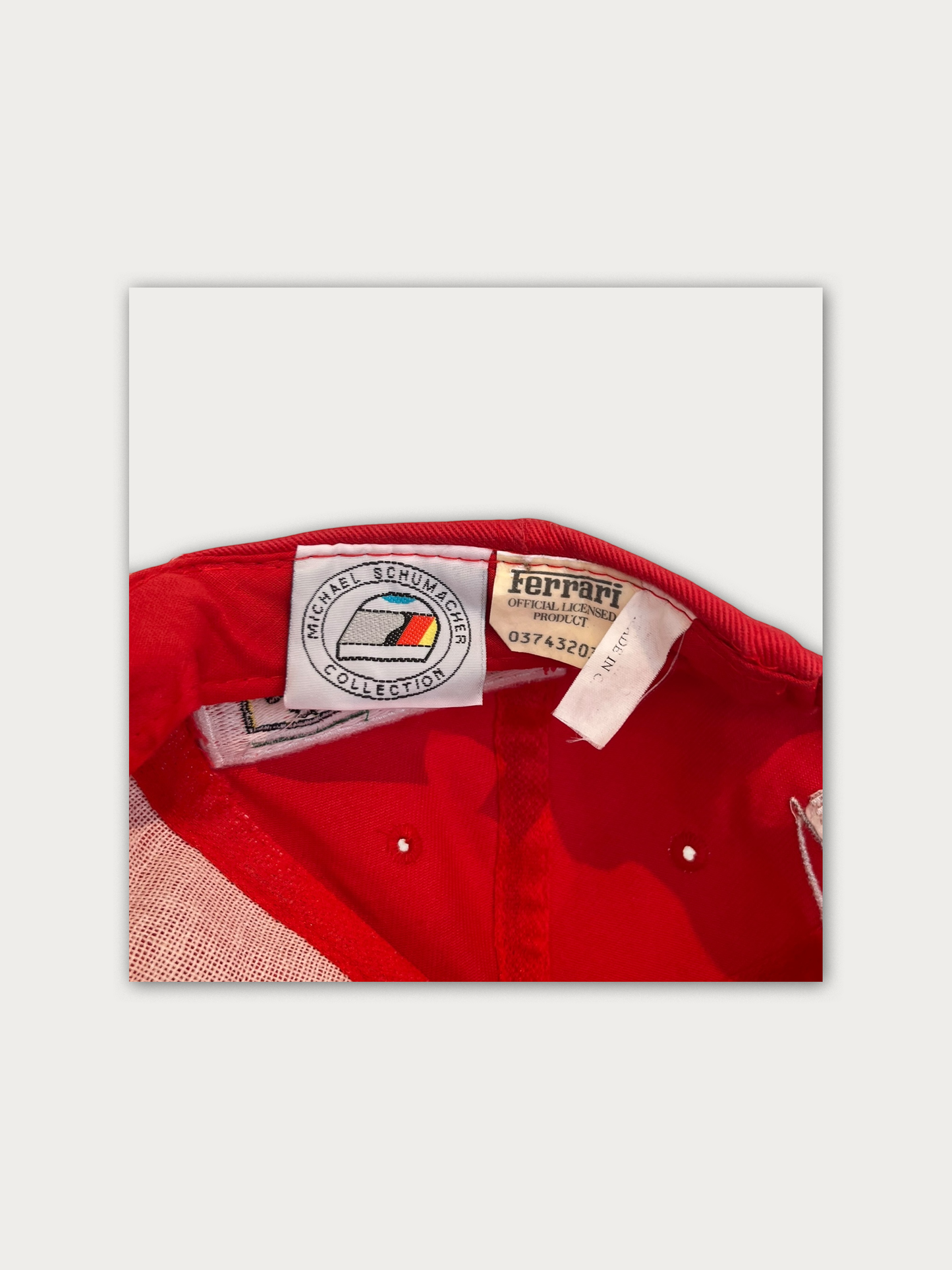 Y2K Michael Schumacher Ferrari Cap