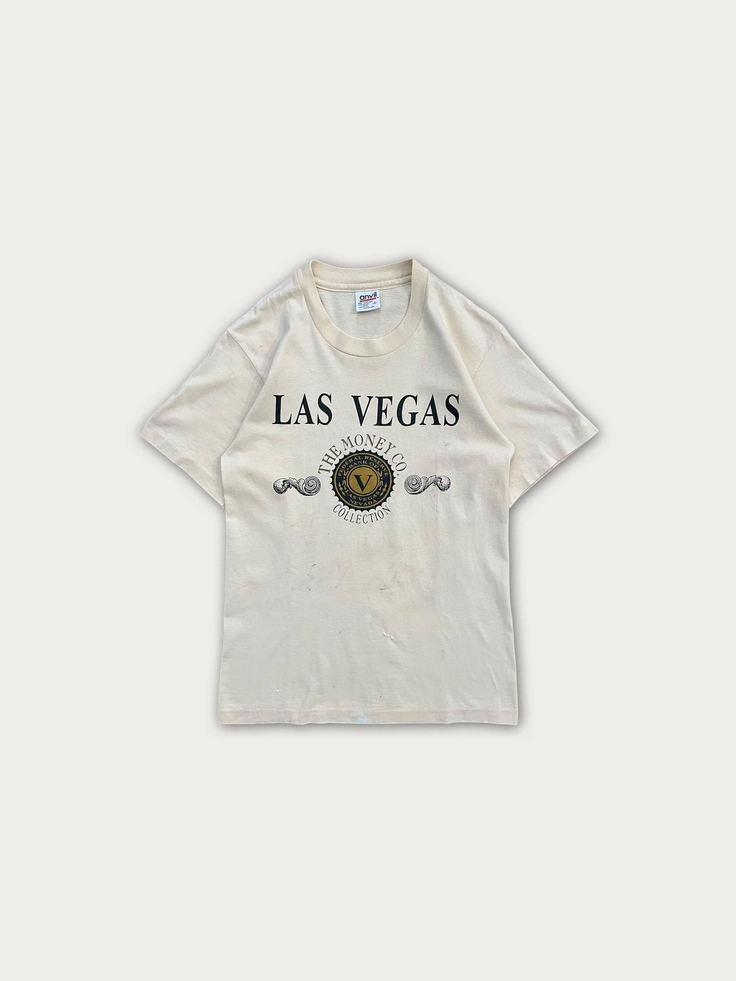 90s Single Stitched Anvil Souv Tee (Some stains and small darned areas)