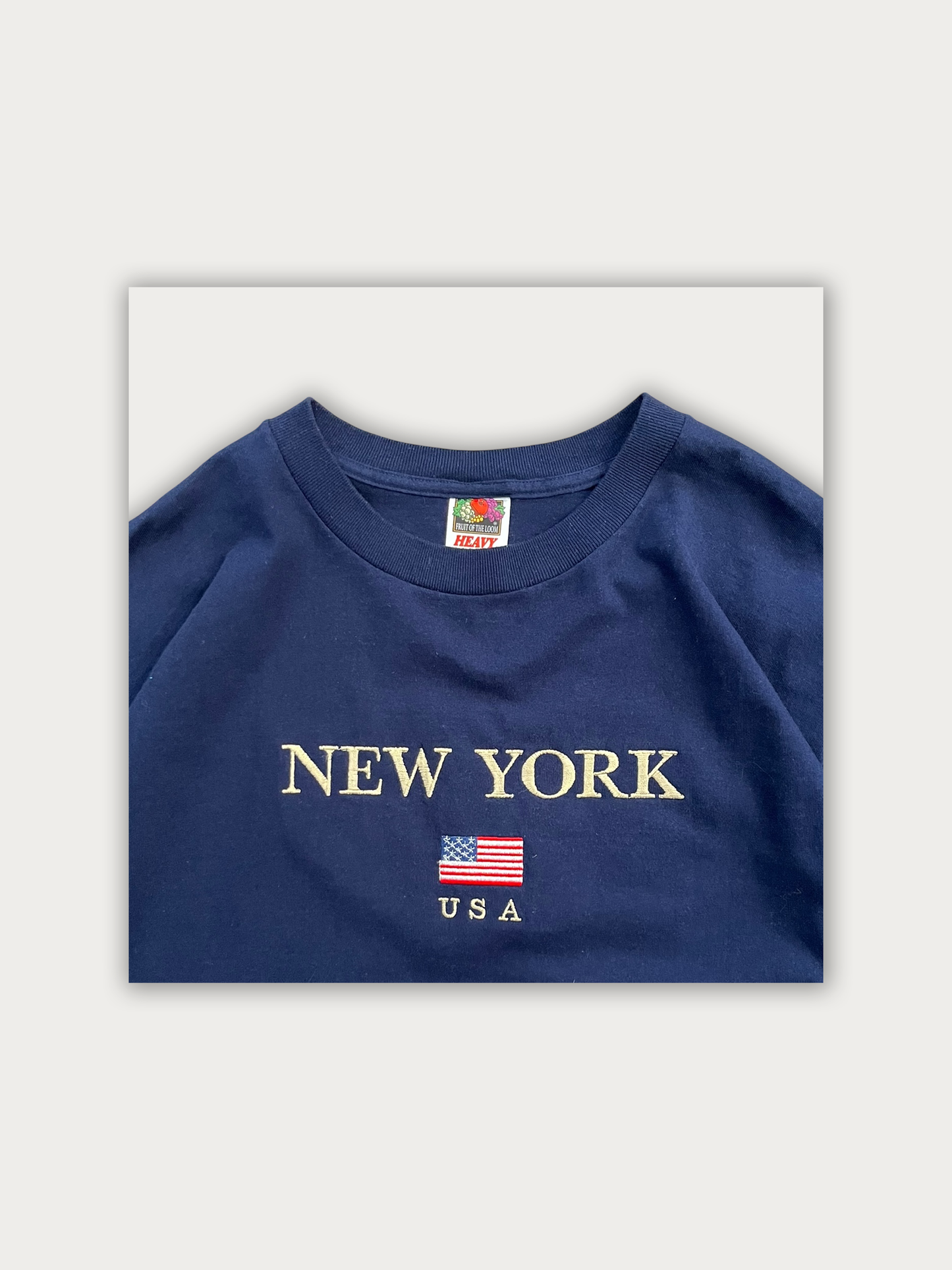 90s Heavy Cotton + Embroidering NYC Souv Tee