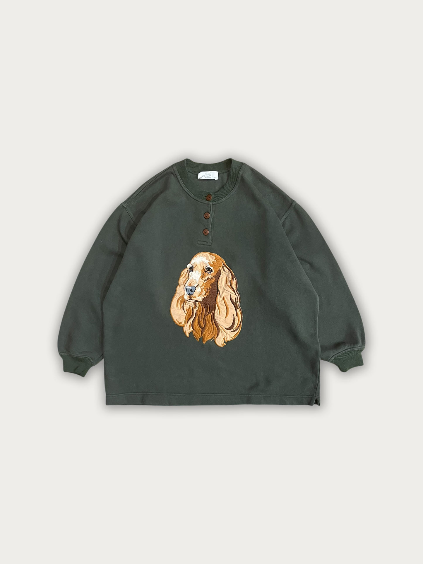 Vintage 90s Embroidered Sweatshirt