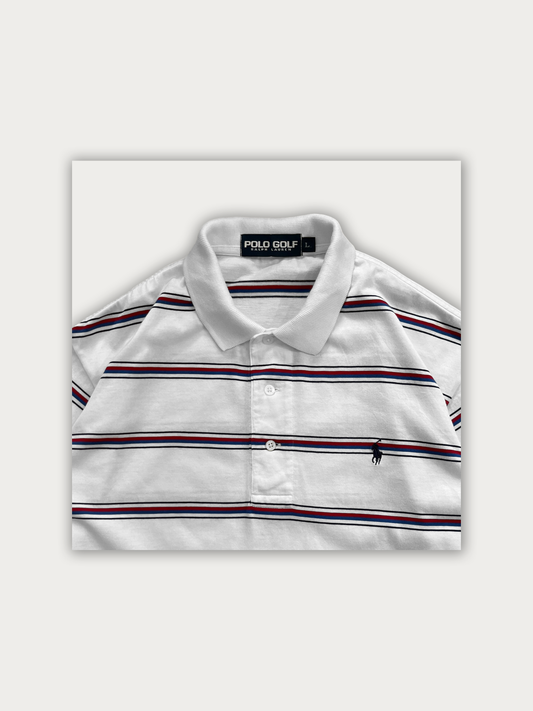 90s Ralph Lauren Striped Polo Golf Tee