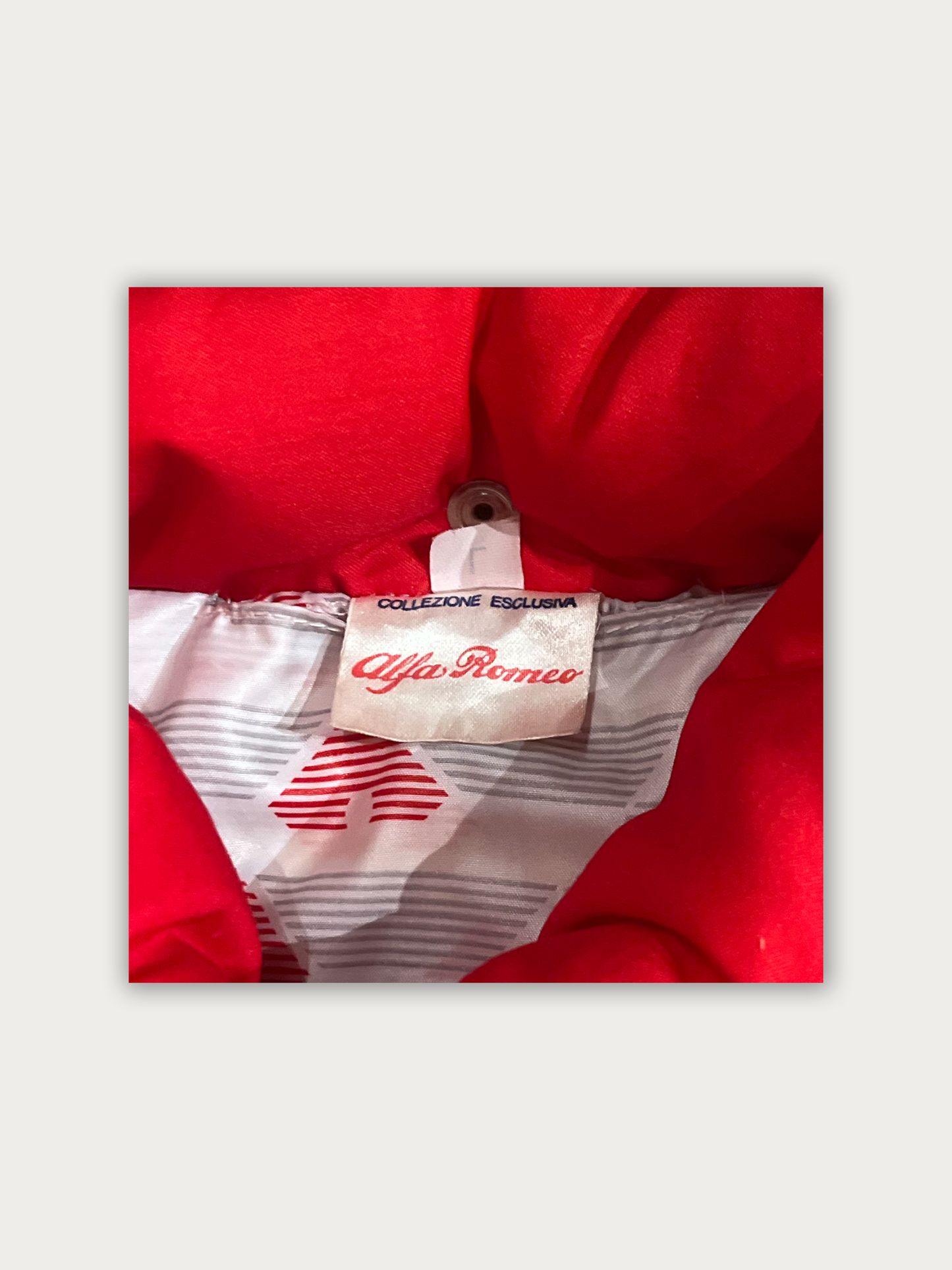 90s Rare Vintage Alfa Romeo Thick Warm Puffer Vest/Jacket