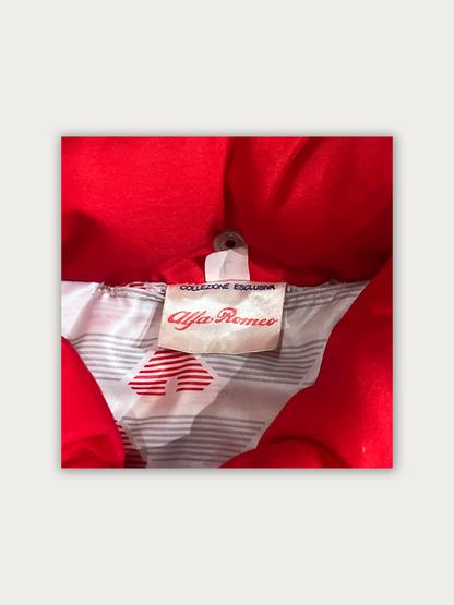 90s Rare Vintage Alfa Romeo Thick Warm Puffer Vest/Jacket