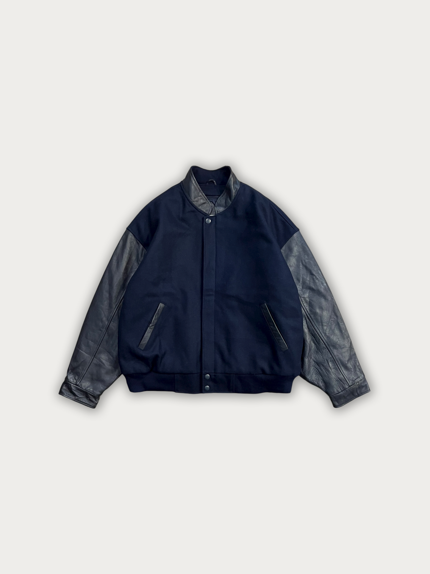 Wool/Leather Varsity Jacket