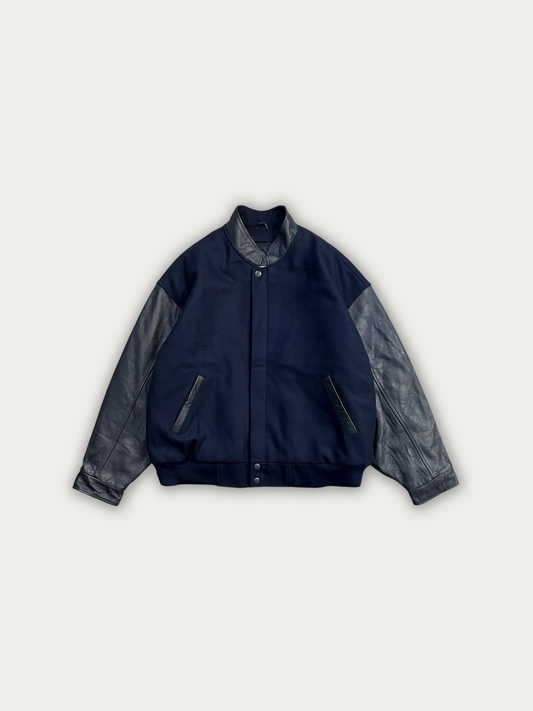 Wool/Leather Varsity Jacket