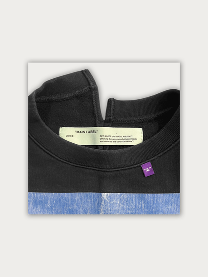 Off-White Diagonal Bernini Spliced Crewneck