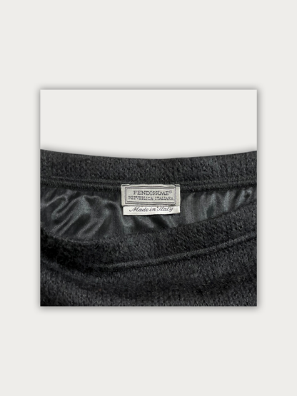 Vintage 90s Fendi Wool Skirt