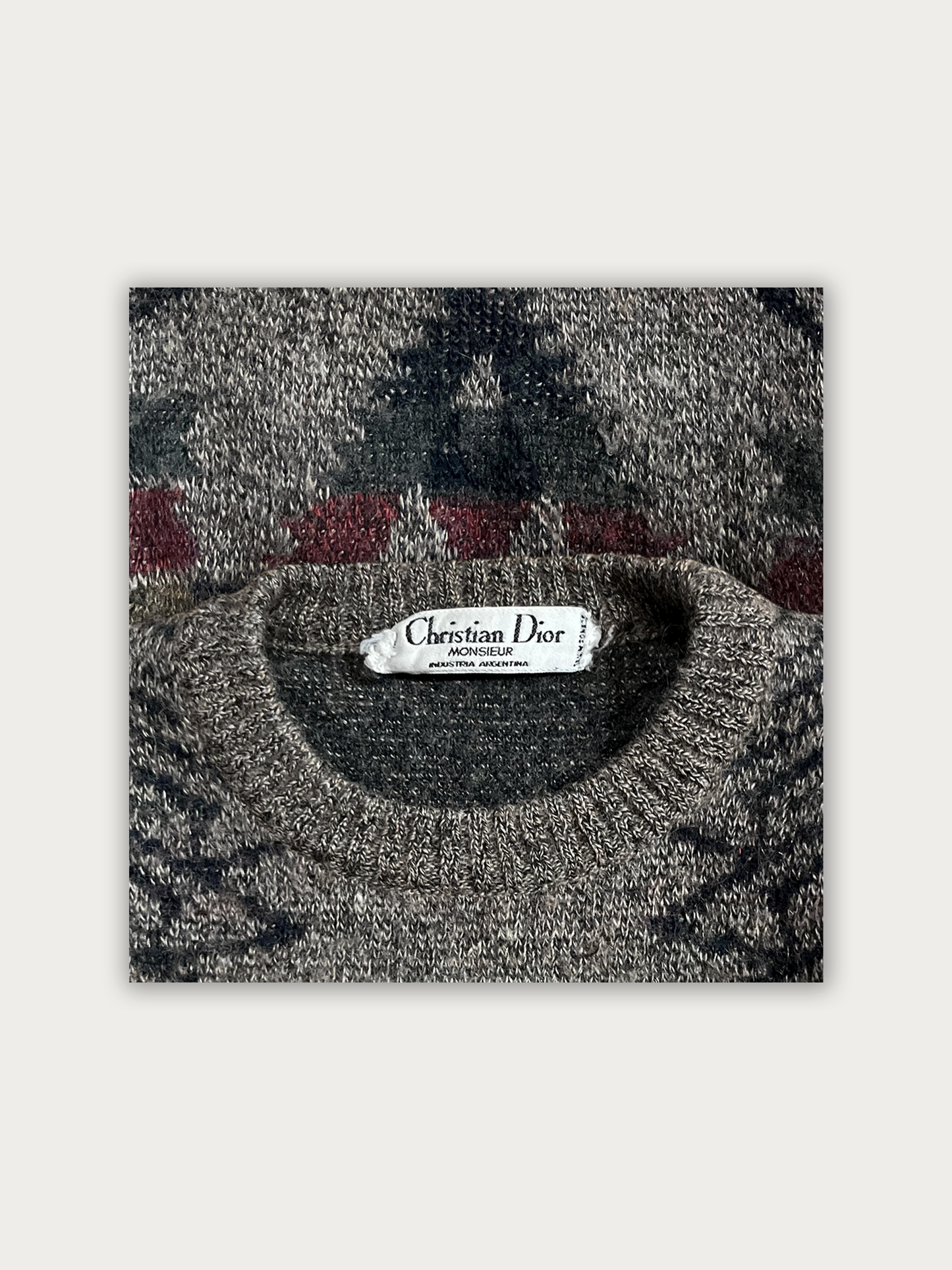 Vintage 90s Christian Dior Wool Sweater