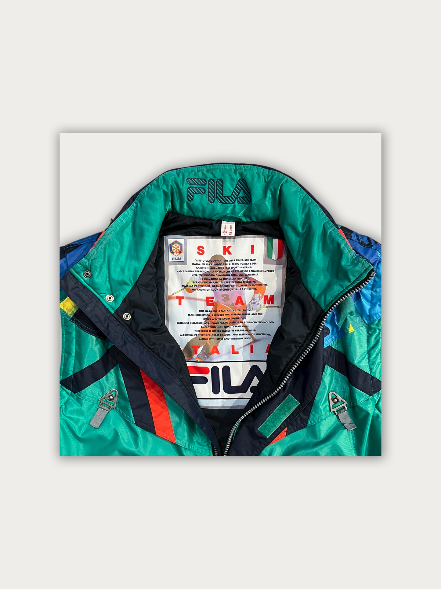 90s Fila Italy Sky Team Vest