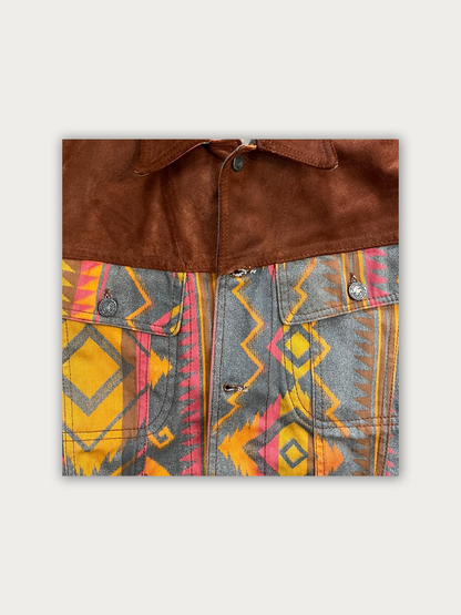El Charro Aztech Suede Jacket