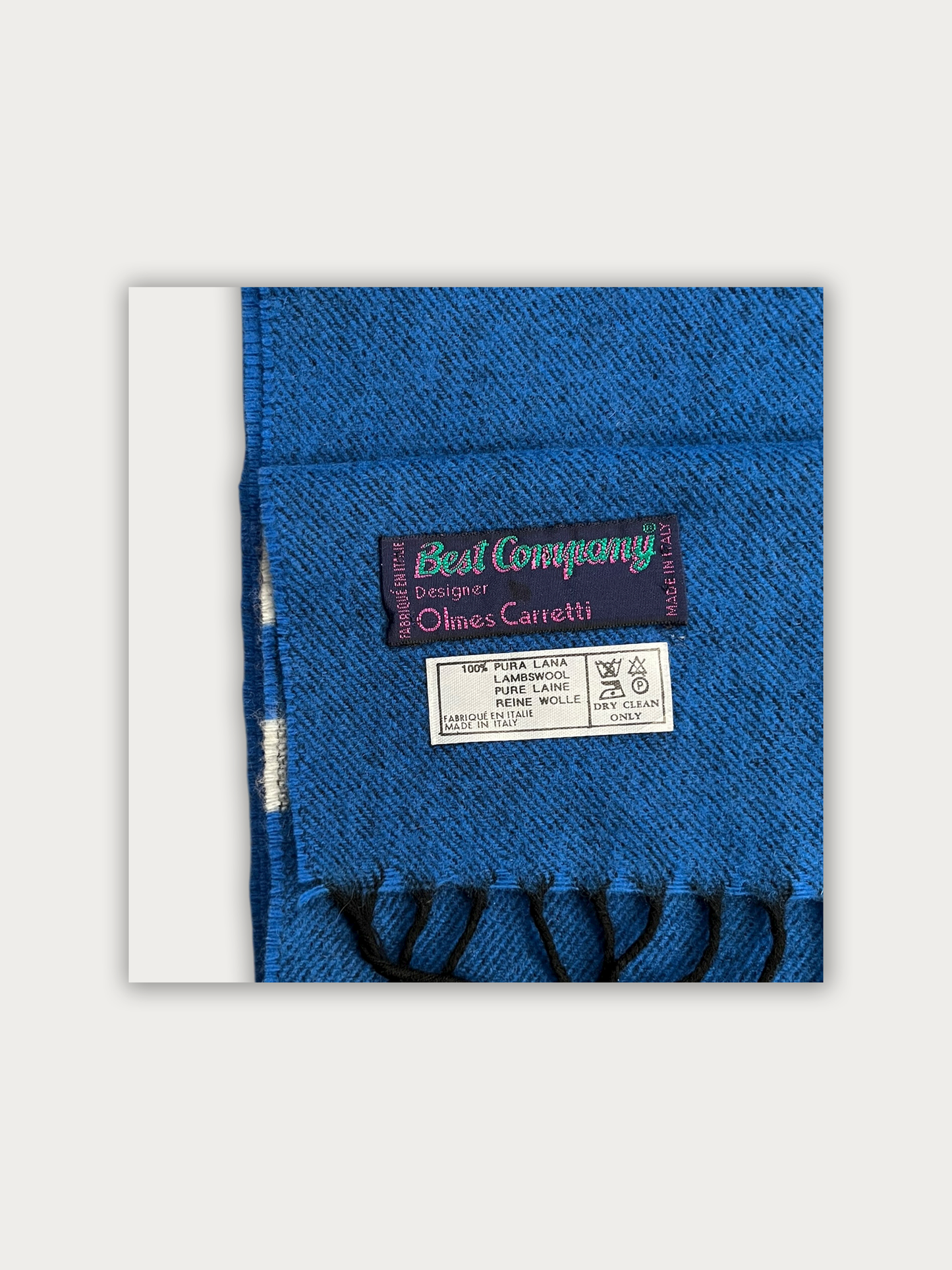 Vintage Best Company Wool Scarf