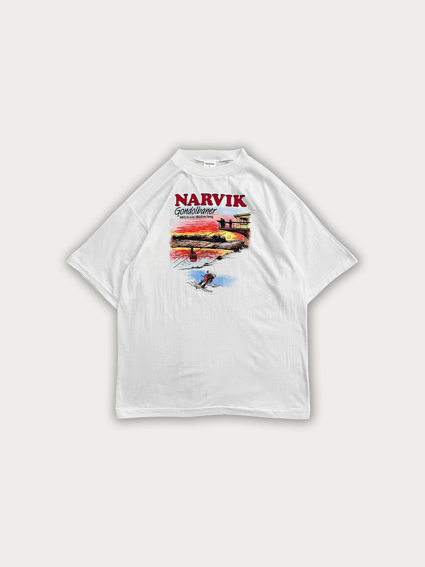 Vintage 90s Single Stitched Narvik Tee - Deadstock