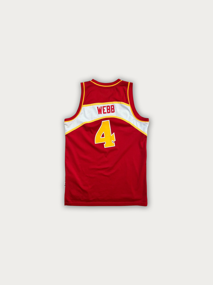 Atlanta Hawks Replica Basketball Jersey #4 Spud Webb