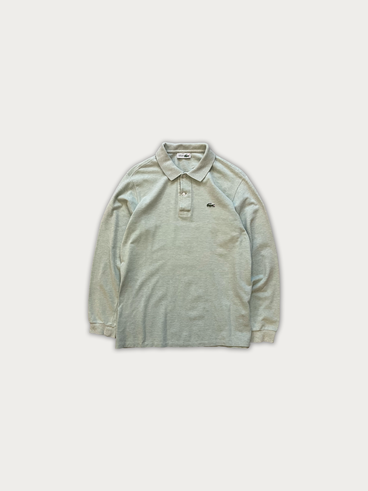 Vintage 80s Lacoste Long Sleeve Polo