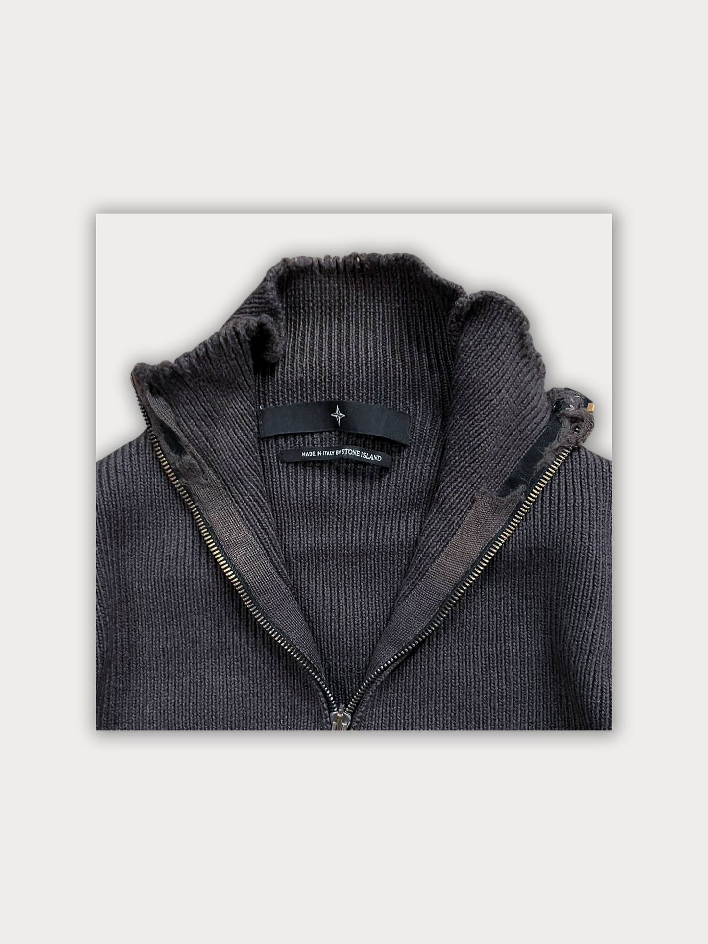 2000s Stone Island Quarter Zip Sweater