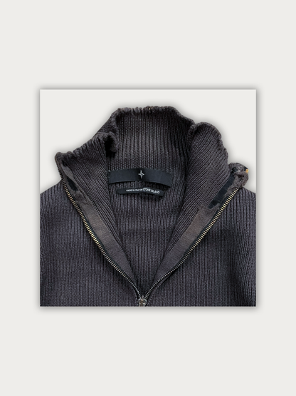 2000s Stone Island Quarter Zip Sweater