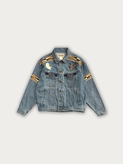 90s Wrangler Native American Denim Jacket