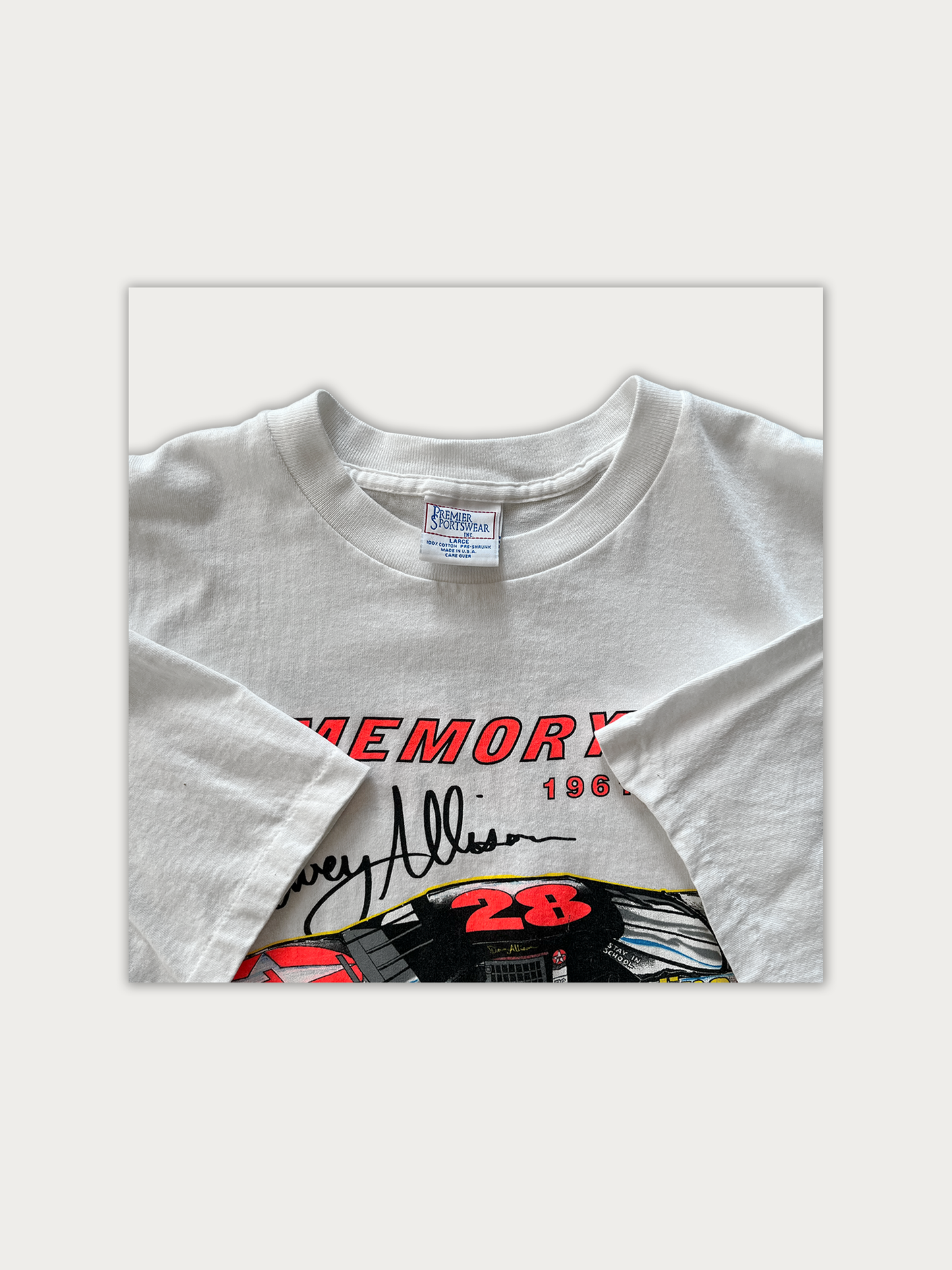 Vintage 1993 Davey Allison - Nascar Tribute Tee