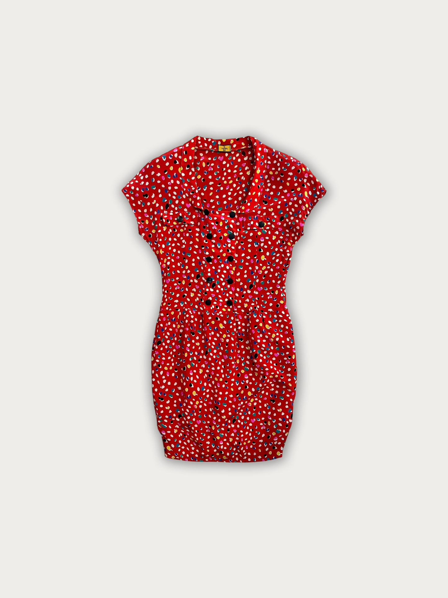 80s Fendi Silk Dress