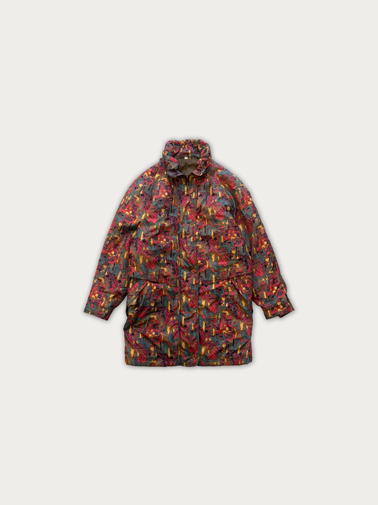 Vintage Abstract Winter Coat