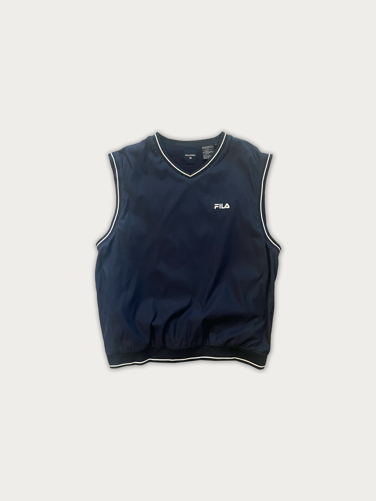 Y2K Fila Golf Vintage V-Neck Wind Shirt Vest