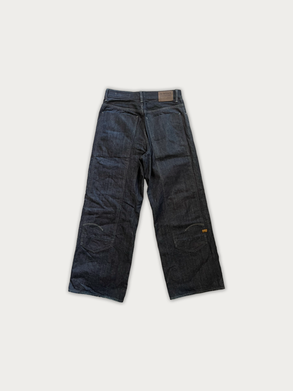 G-Star RAW Loose/Wide-Leg Japanese Selvedge Raw Denim Jeans