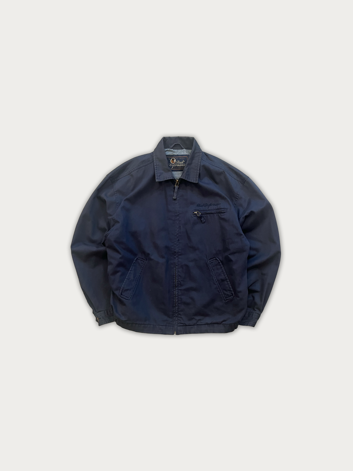 90s Vintage Peak Performance "Man and Nature" Harrington Jacket