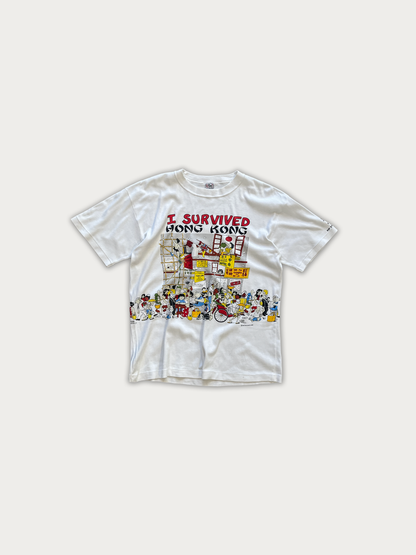 Vintage "I Survived Hong Kong" Souvenir Tee (By Don Slati) - Single Stitched