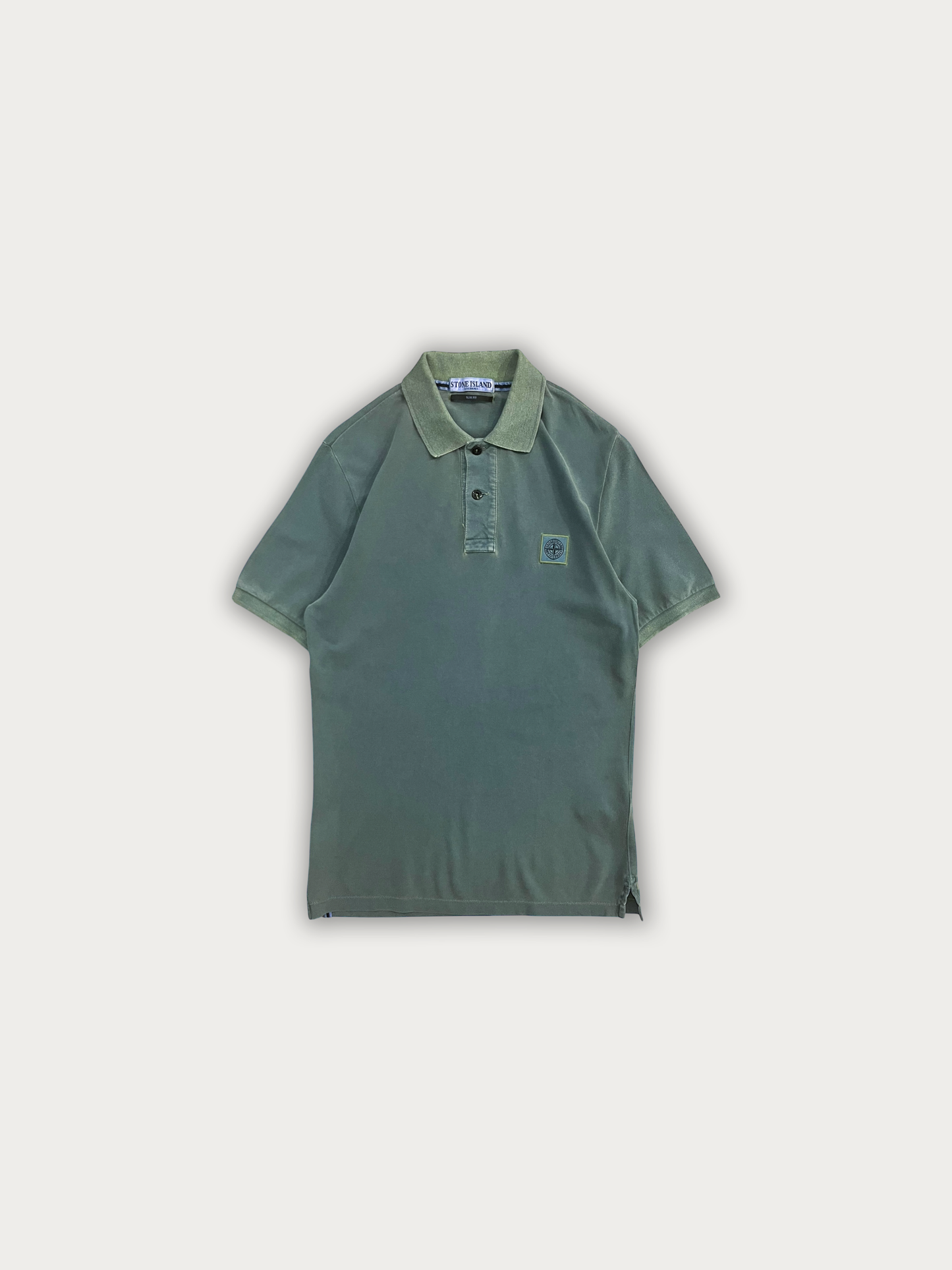 Stone Island Acid Wash Polo Tee