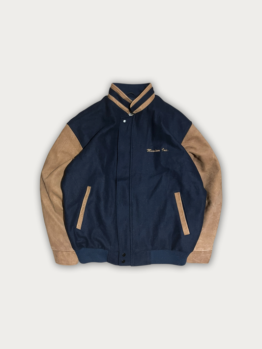 Vintage Varsity Jacket (Leather+Wool)