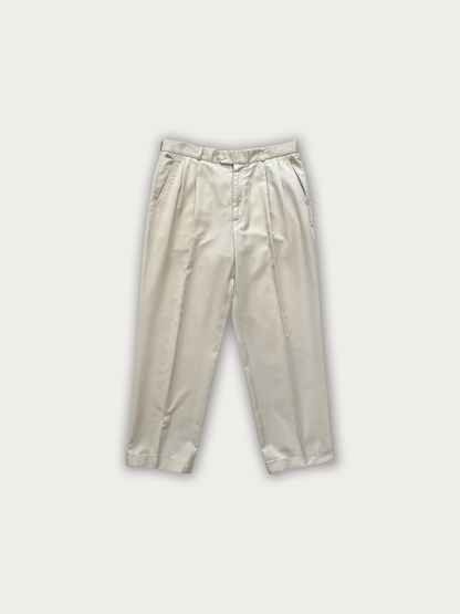 90s Lacoste Double Pleated Chinos