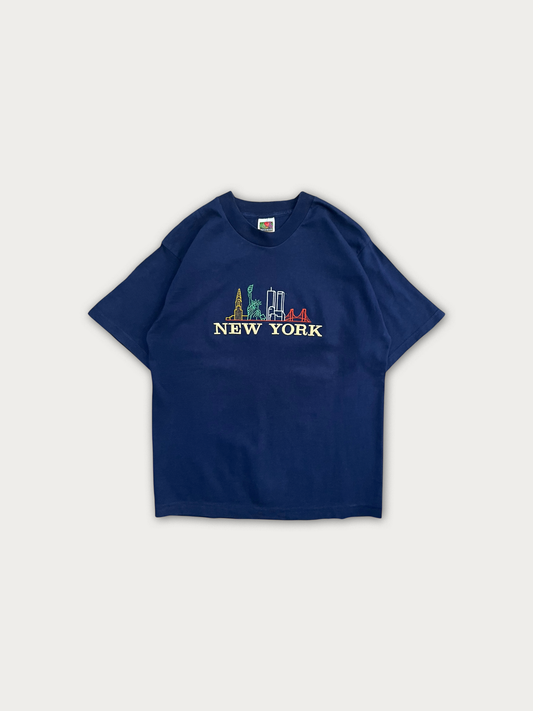 90s Embroidered New York Tee