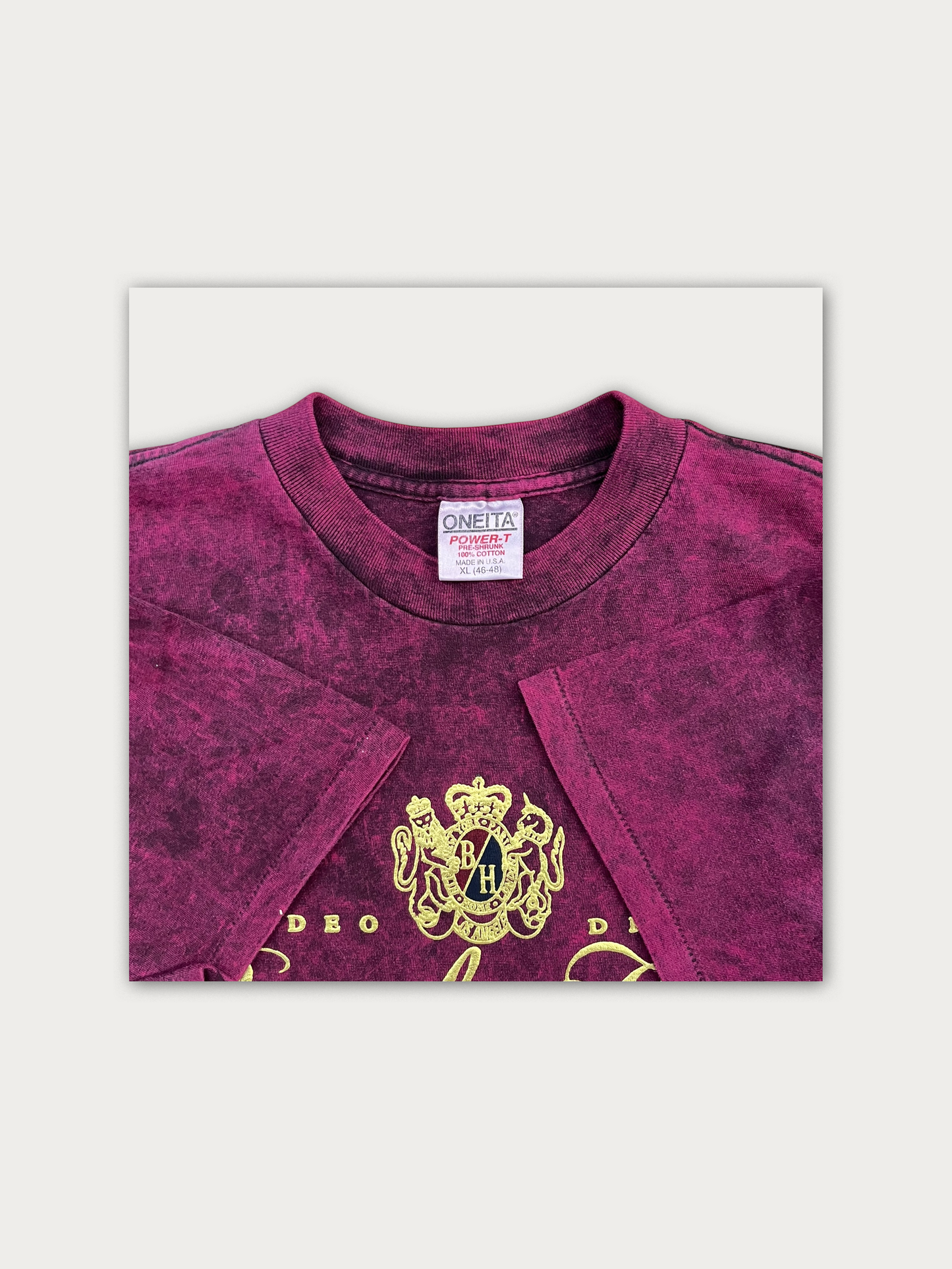 Late 80s Single Stitched - Made in USA - Oneita Tee