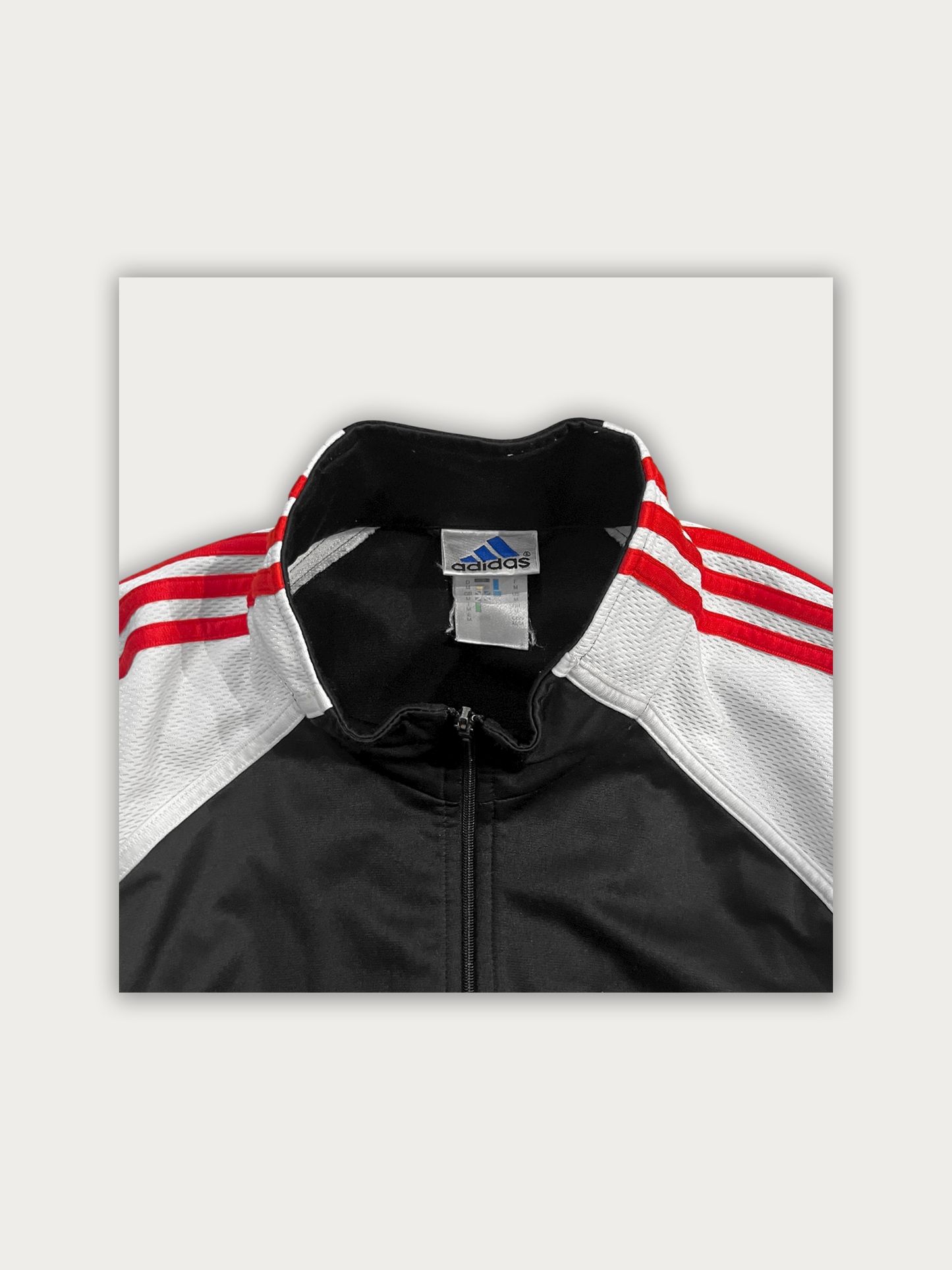 Vintage 90s Adidas Jacket (Hard Zip)