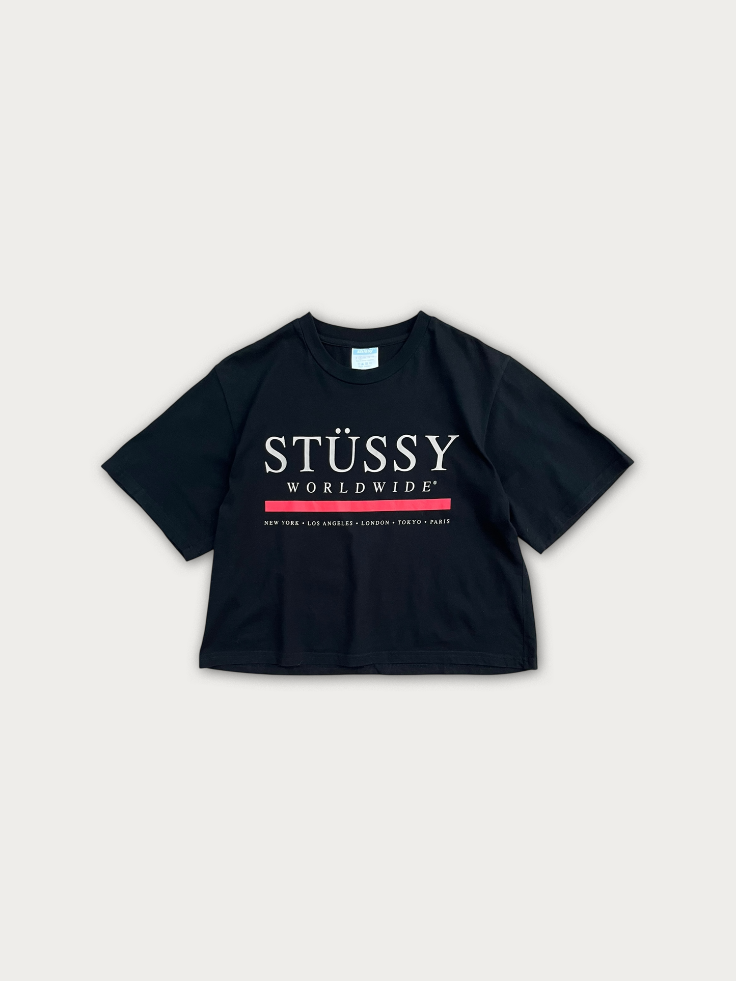 90s Stussy Cropped Tee