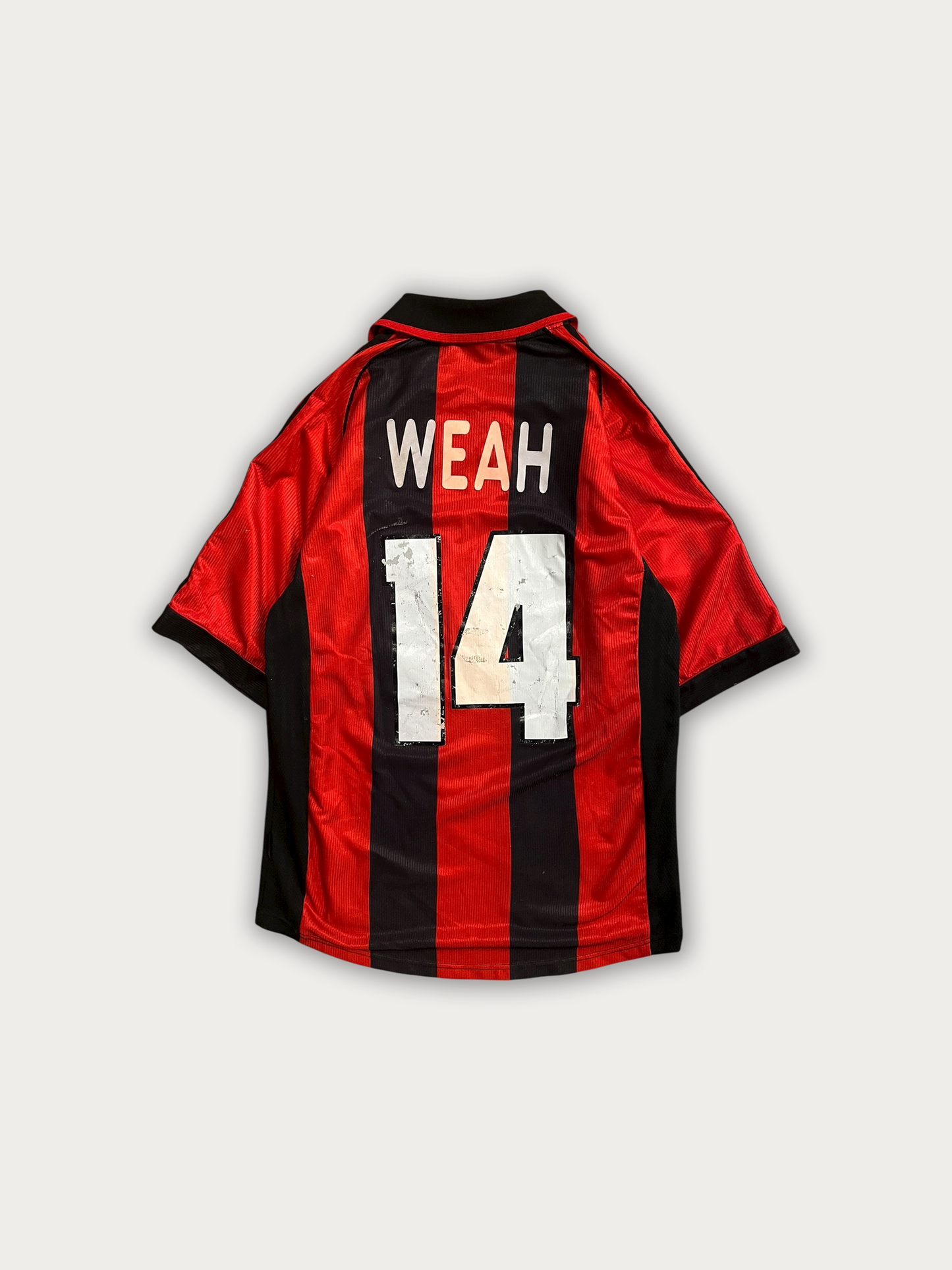 1998/2000 AC Milan #14 Weah (Small hole)