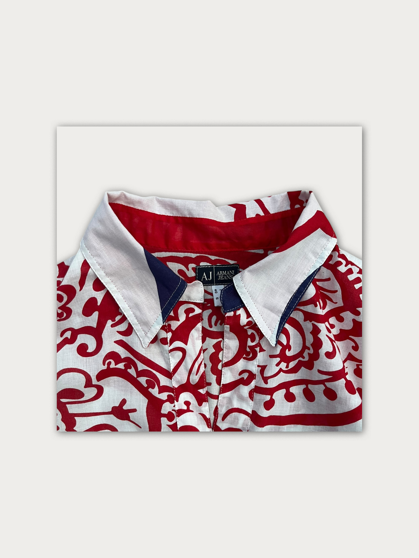 Armani 1/3 buttons Shirt