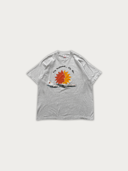 Rare Vintage 90s Single Stitched National Airline Tee