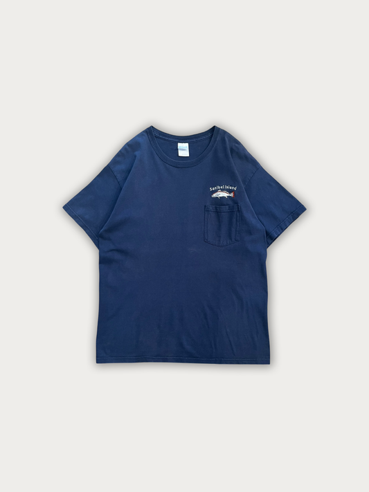 Vtg Souv + Embroidering Tee