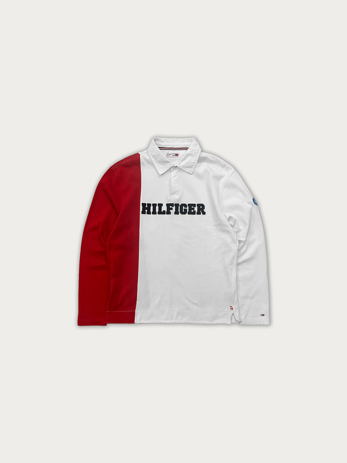 Y2K Vintage Tommy Hilfiger Long-Sleeve Rugby Polo